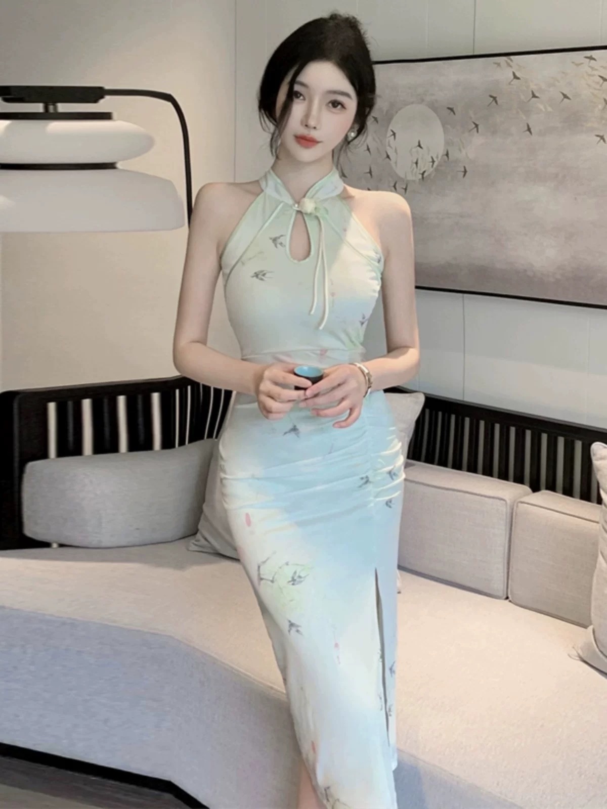 Its apparent qipao dress Q197 images